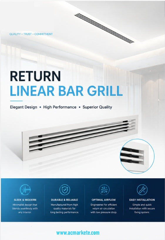 3 SLOT GRILL DIFFUSER 3 